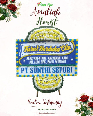 Papan Bunga Duka di Buton Tengah