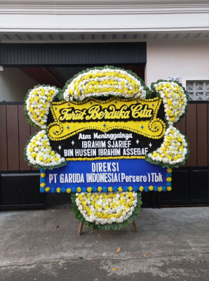 Papan Bunga Duka di Buton Tengah